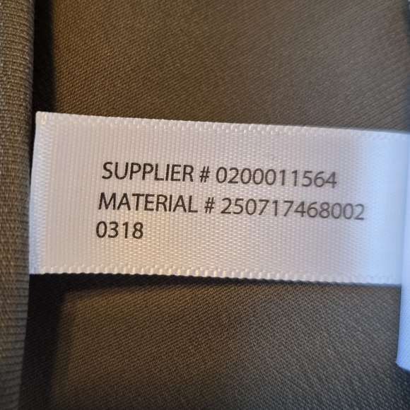 Lauren Ralph Lauren Olive Green Ruffle Midi Dress Size 14 - Picture 7 of 8